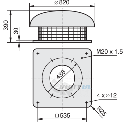 Rosenberg DHW 450-4 E - описание, технические характеристики, графики